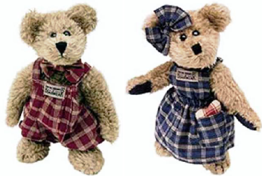 CLEMENTINE AND SAMUEL-BOYDS BEARS #C65469 QVC EXCLUSIVE SET