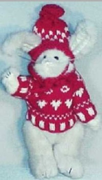 Diana (red sweater and hat)-Boyds Bears Bunny Rabbit Hare #9181-01