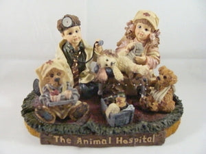 Jessica and Timmy with Clara, Northrop and Edmund-Boyds Bears Dollstone Animal Hospital #3532 Yesterdays' Child *