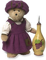 QVC BERRYMAN BEAR 1996 メダル付きテディベア 約27cm 0_CorkyBeardeaux-Aug04_600x.