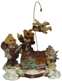 The Flying Lesson...This End Up-Boyds Bears Bearstone Music Box #22781 "When You Wish Upon a Star" ***SFMB Exclusive***SALE***