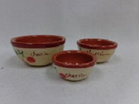 Cherries Jubliee Bowl Set-Boyds Bears Accessory #654619
