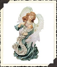 Ariella and Child...Guardian of Motherhood-Boyds Bears Resin Charming Angels #28219 *