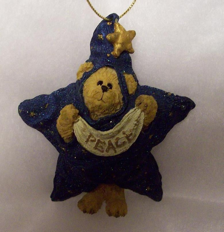 Starsky Peekers-Boyds Bears Bearstone Ornament #257012 ***Hard to Find*** *