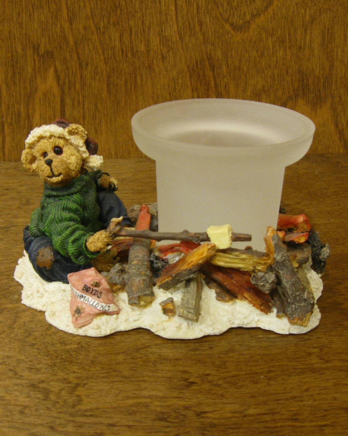 Marshall Toastworthy...Toasty Treats-Boyds Bears Bearstone Votive #27725 *