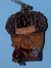 Oakley...The Nuthouse-Boyds Bears Resin Mini Birdhouse Ornament #654450-1 *