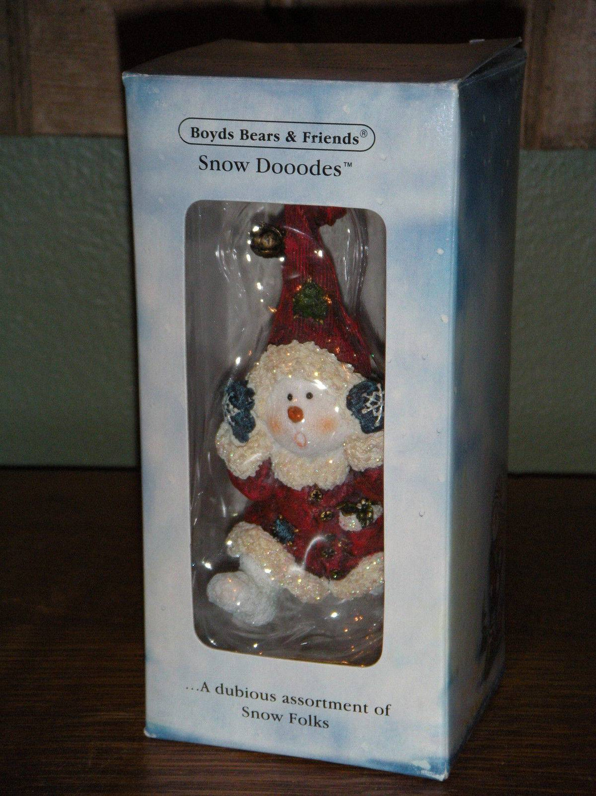 Frostie B. Dangles-Boyds Bears Resin Ornament #25055 *