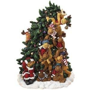 Poor Ol' Santa & The Not-Quite-Helpful Reindeer-Boyds Bears Bearstone #288474 ***Hard to Find*** *