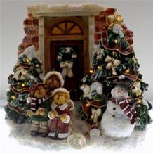 Carol, Nicholas & Noel... We Wish You A Merry Christmas-Boyds Bears Bearstone #27616 ***Hard to Find*** *