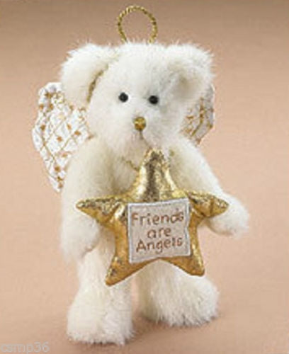 FRIENDS ARE ANGELS-BOYDS BEARS PLUSH ORNAMENT #562711 *