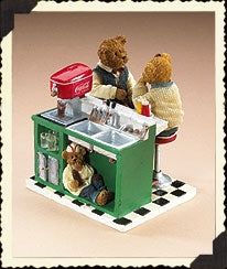 KAYLIE & CONNER...IT'S THE REAL THING-BOYDS BEARS COKE BEARSTONE #919900 COCA COLA EXCLUSIVE *