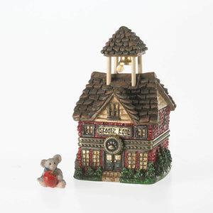 Little Red School House w/ Belle Mcnibble -Boyds Bears Treasure Box #4029454 *