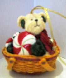 Flurrie Frost-Boyds Bears Bearstone Ornament #257083LB Longaberger Exclusive ***Hard to Find*** *