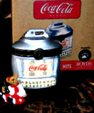 COCA-COLA JUKE BOX-BOYDS BEARS COKE TREASURE BOX #919987 COCA COLA EXCLUSIVE *