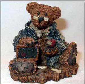 WILSON THE..."PERFESSER"-BOYDS BEARS BEARSTONE #2222 *