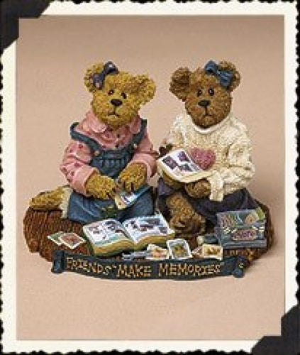 Jen and Michelle... Scrapbook Friends-Boyds Bears Bearstone #2277924 *