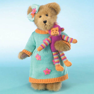 Bloomie Knitbeary with Kiki-Boyds Bears #4015456 *