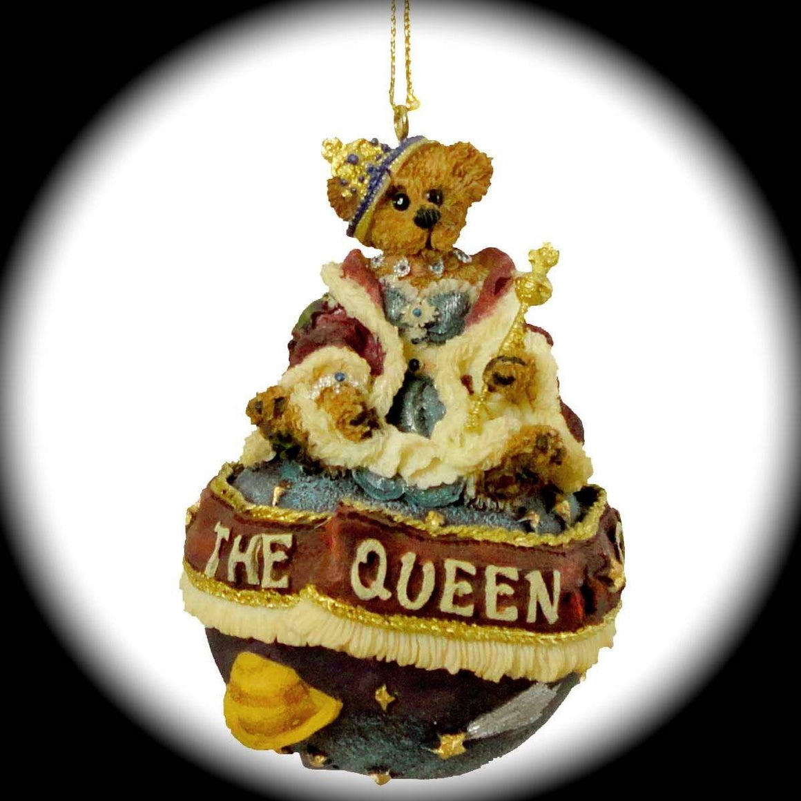 Regina D. Ferrisdaval...I Am The Queen-Boyds Bears Bearstone Ornament #25709 *