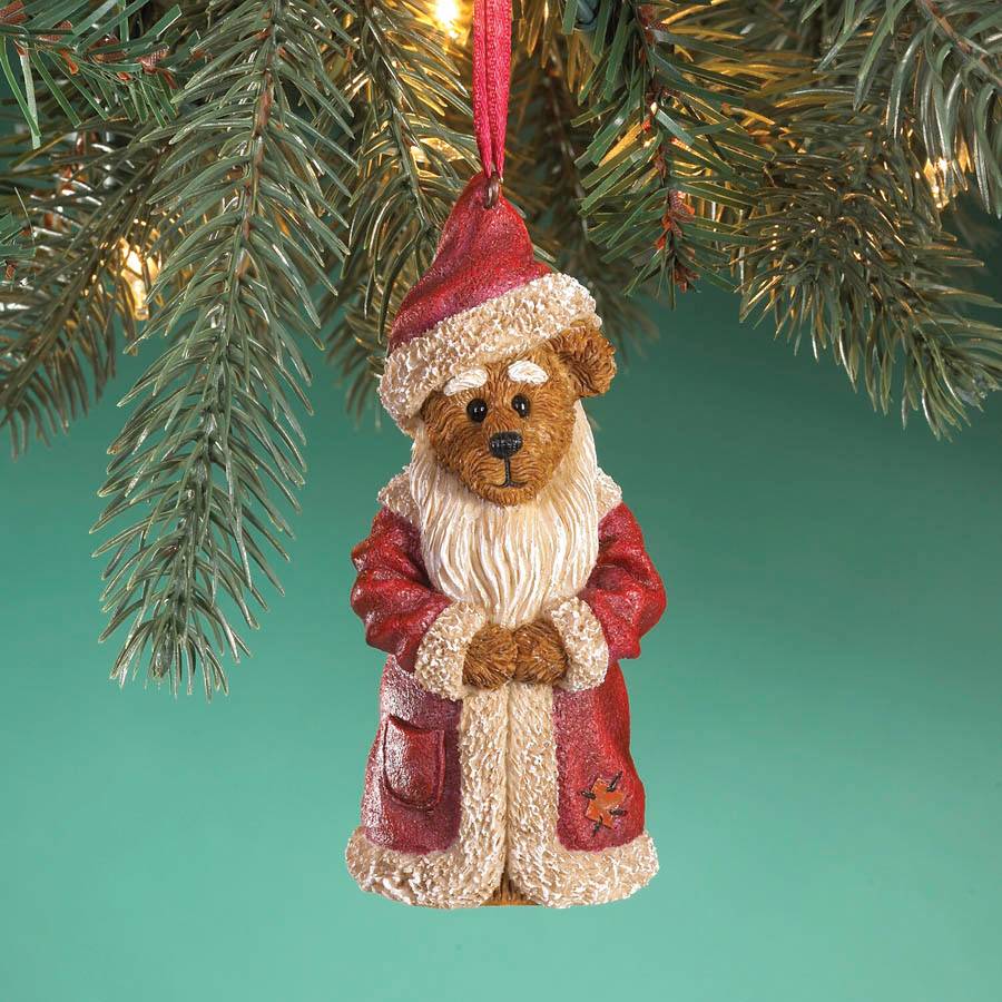 Ol' Saint Nick-Boyds Bears Bearstone Ornament #4016667 *
