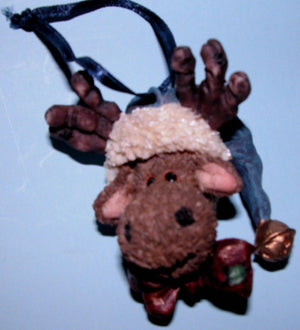 Jingle Moosebeary-Boyds Bears Wee Folkstone Moose Ornament #25808 *