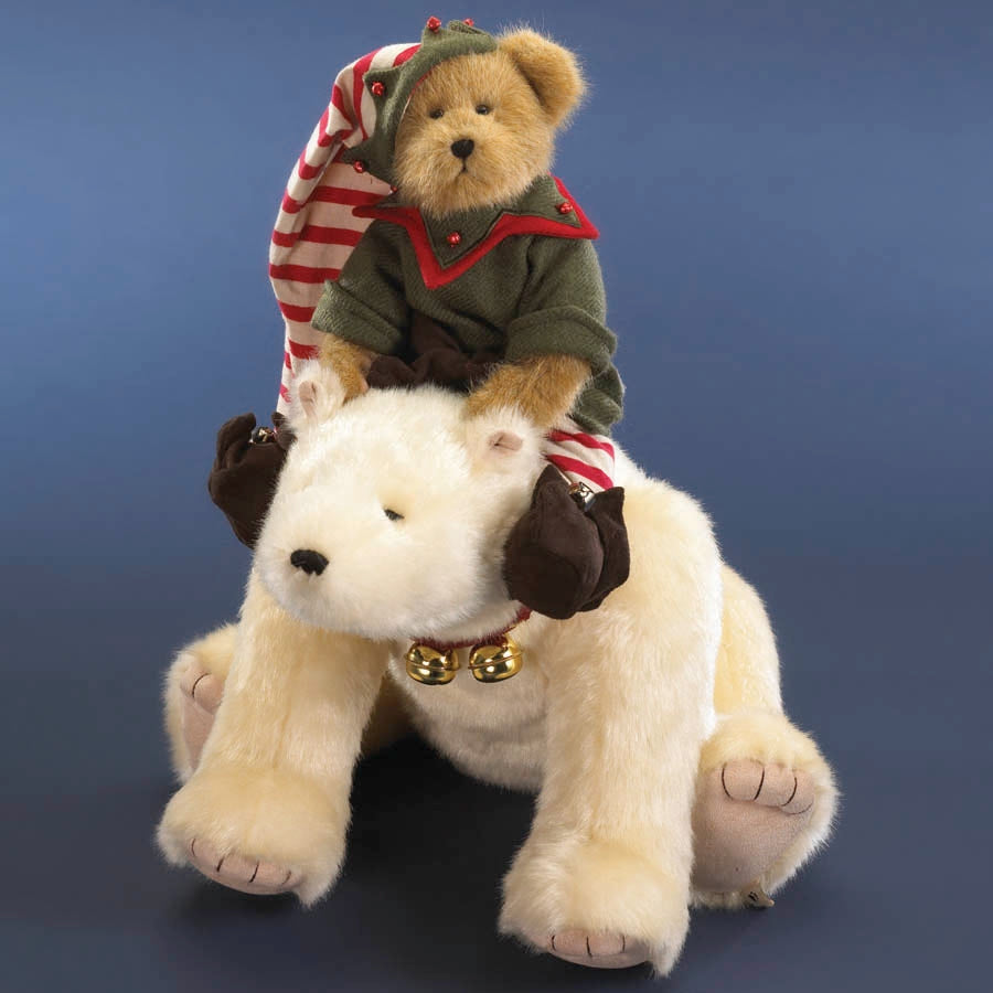 OLLIE WITH BLIZZARD...SEARCH FOR ST. NICK-BOYDS BEARS #4014612 EXCLUSIVE ***HARD TO FIND*** *