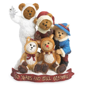 Rudolph & Friends Celebrating 50 years... MAKING MERRY MEMORIES-Boyds Bears Bearstone #4041905 Limited Edition *