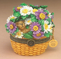 September-Boyds Bears Beary Blossoms Treasure Box #392208 *