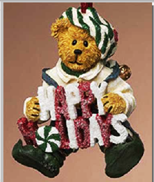 KRINGLEMINT-BOYDS BEARS RESIN ORNAMENT #257052 *