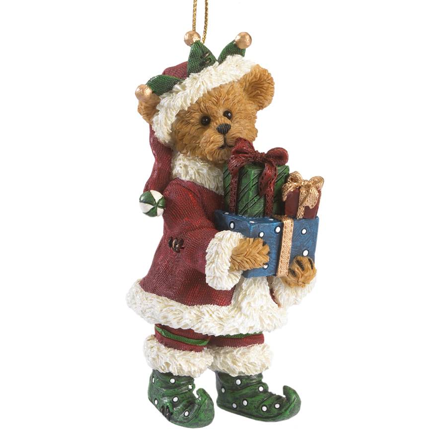 HOLLY-BOYDS BEARS BEARSTONE ORNAMENT #4041898 *