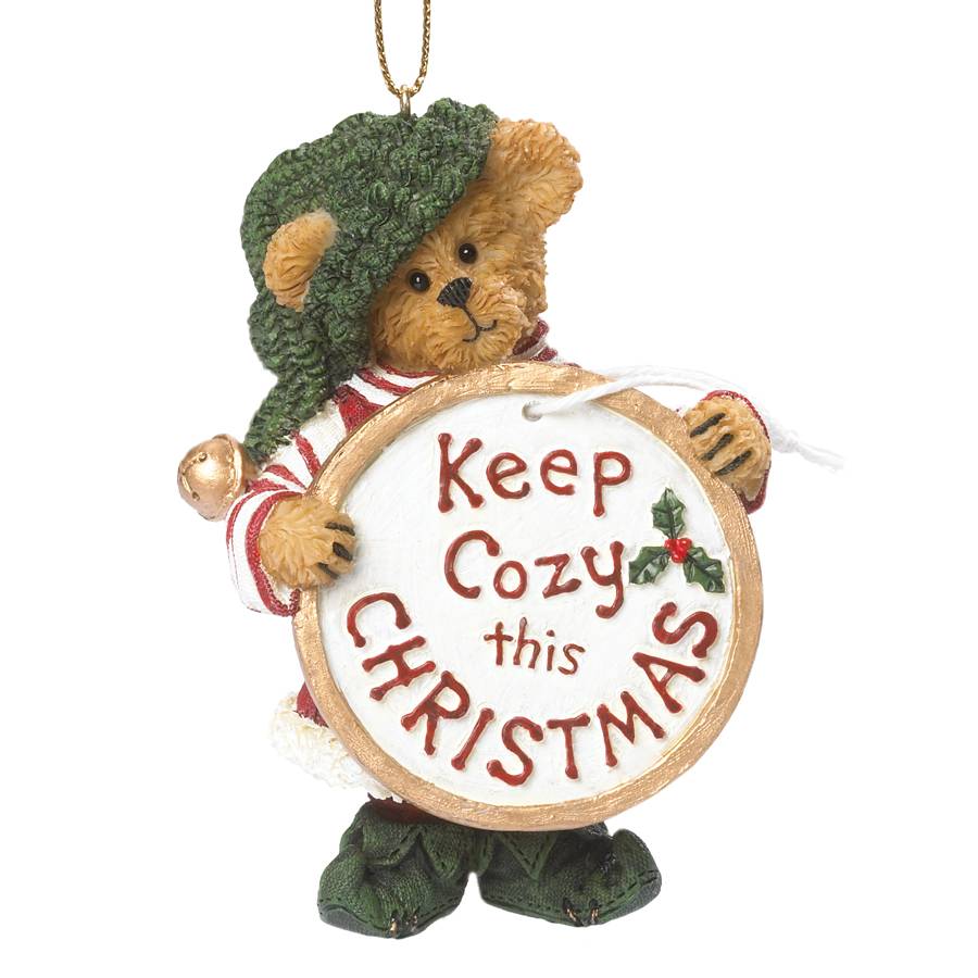 Buddy Elfkin-Boyds Bears Bearstone Ornament  #4041881 *