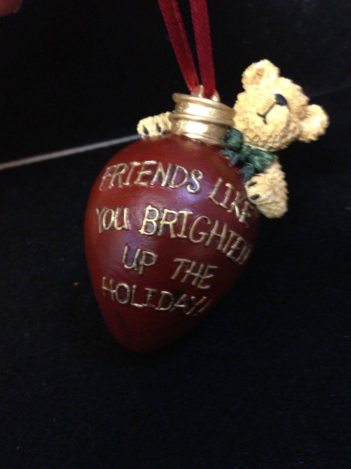 Friends Like You-Boyds Bears Resin Ornament #257700 *