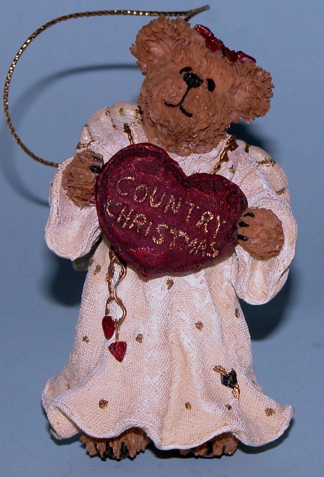Merry Angelbeary-Boyds Bears Bearstone Ornament #257021 *