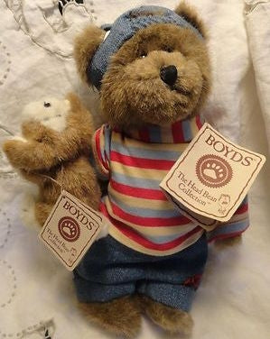 TOMMY MCBEANSTER AND SAM-BOYDS BEARS #93688V QVC EXCLUSIVE ***RARE*** *