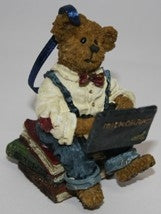 P.C. BROWSER-BOYDS BEARS BEARSTONE COMPUTER ORNAMENT #257007 *