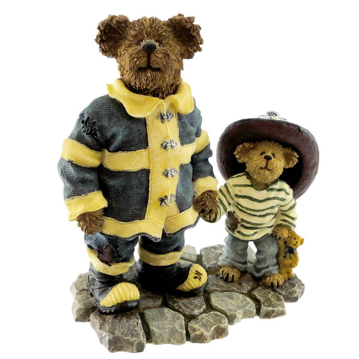 Patrick and His Hero...When I Grow Up-Boyds Bears Resin Bearstone #227796 *