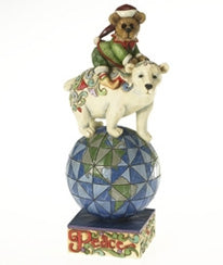 Piper Elfington & Snowden...Peace on Earth-Boyds Bears Jim Shore Exclusive #4016474