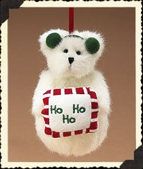 Ho Ho Ho Snowbear-Boyds Bears Ornament #562750 *