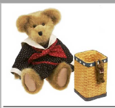JACKIE B. BEARYPROUD & UTENSIL HOLDER-BOYDS BEARS #99012V QVC EXCL ***HARD TO FIND*** *