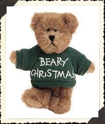 Beary-Boyds Mini Bears Christmas Bear #567021 *