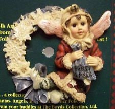 Kristabell with Frosty Wreath-Boyds Bears Pin #26309 *