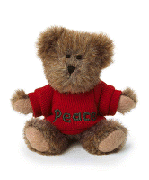 PEACE-BOYDS MINI MESSAGE MESSENGER BEARS #567052 *