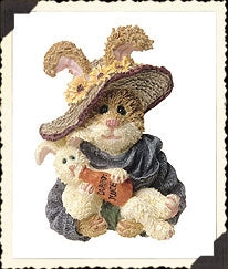 Momma McHare with Baby Hopkins...Spring Has Sprung-Boyds Bears Bunny Rabbit Hare Pin #26148 *