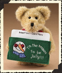 JOLLY-BOYDS BEARS GIFT CARD BEAR ORNAMENT #903607 *