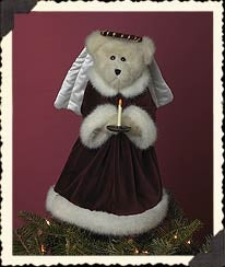 Veronica Angelbright-Boyds Bears Tree Topper #744119  Dickens Carolers *