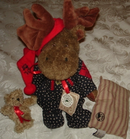 MALCOLM MOOSELFLUFF-BOYDS BEARS MOOSE #C-80716 QVC EXCLUSIVE ***RARE*** *
