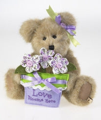 Iris Bloomin' Beary...Love Blooms Here-Boyds Bears #4016983 *