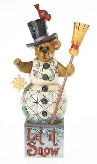 Frostley Broominbeary...Let it Snow-Boyds Bears Resin #4016476 Jim Shore Exclusive