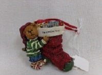 Socksley-Boyds Bears Bearstone Ornament #257069 ***RARE*** *