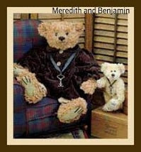 Meredith K. Pattington w/ Benjamin-Boyds Mohair Bears #900204 BBC LE *