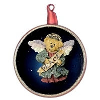 SERENDIPITY...PEACE TO ALL-BOYDS BEARS RESIN ORNAMENT #25955 L *